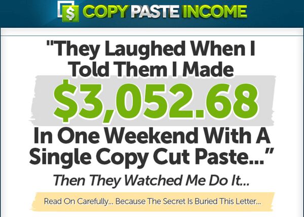 Copy And Paste Income Review - Scam Or Legit? - Living The Laptop Life!