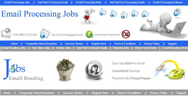 what is email sending jobs about