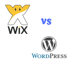 best free web design templates - Wix vs WordPress