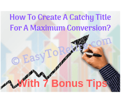 How to create a catchy title