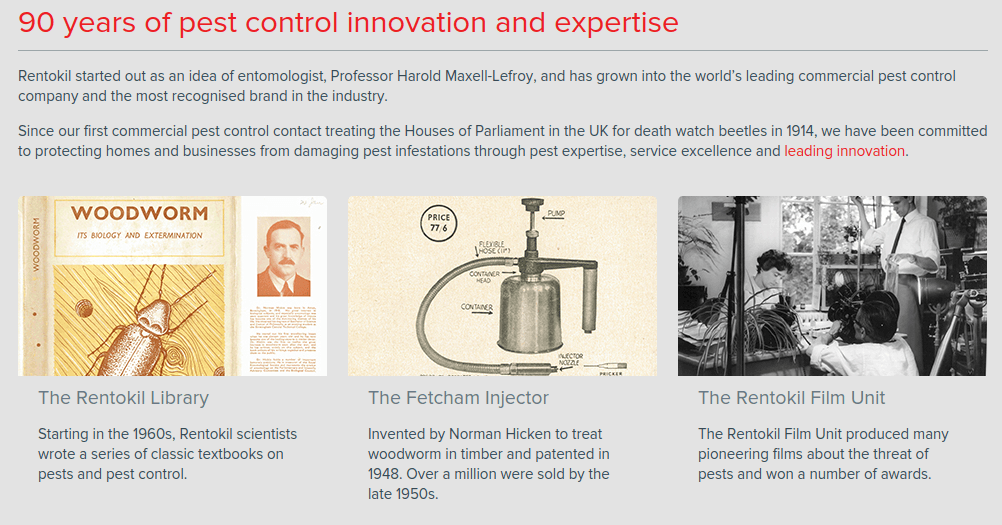 The contents of Rentokil are evergreen!