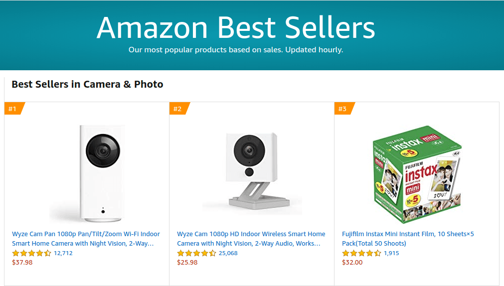 Amazon best sellers