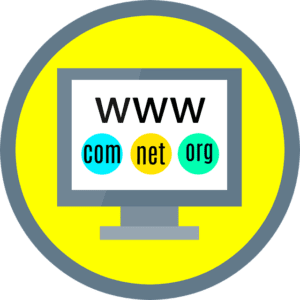 a website starts with a domain name