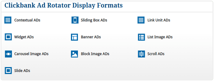 The ClickBank Ad Rotator Various Display Formats - is cbproads a scam