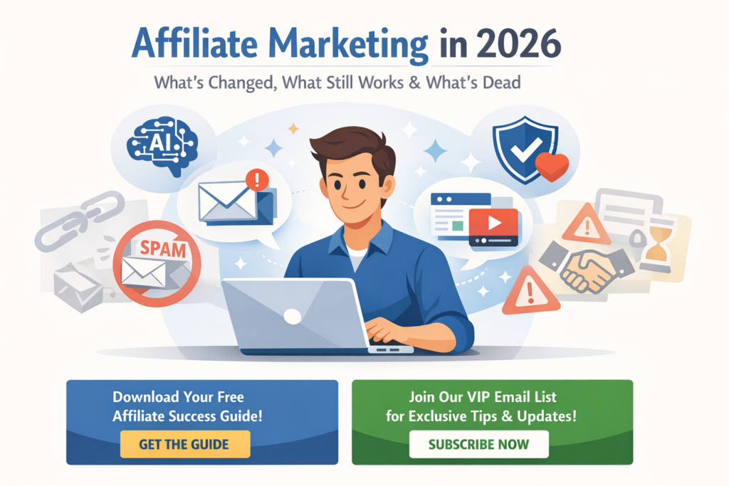 Affiliate Marketing in 2026: What’s Changed, What Still Works, and What’s Completely Dead.