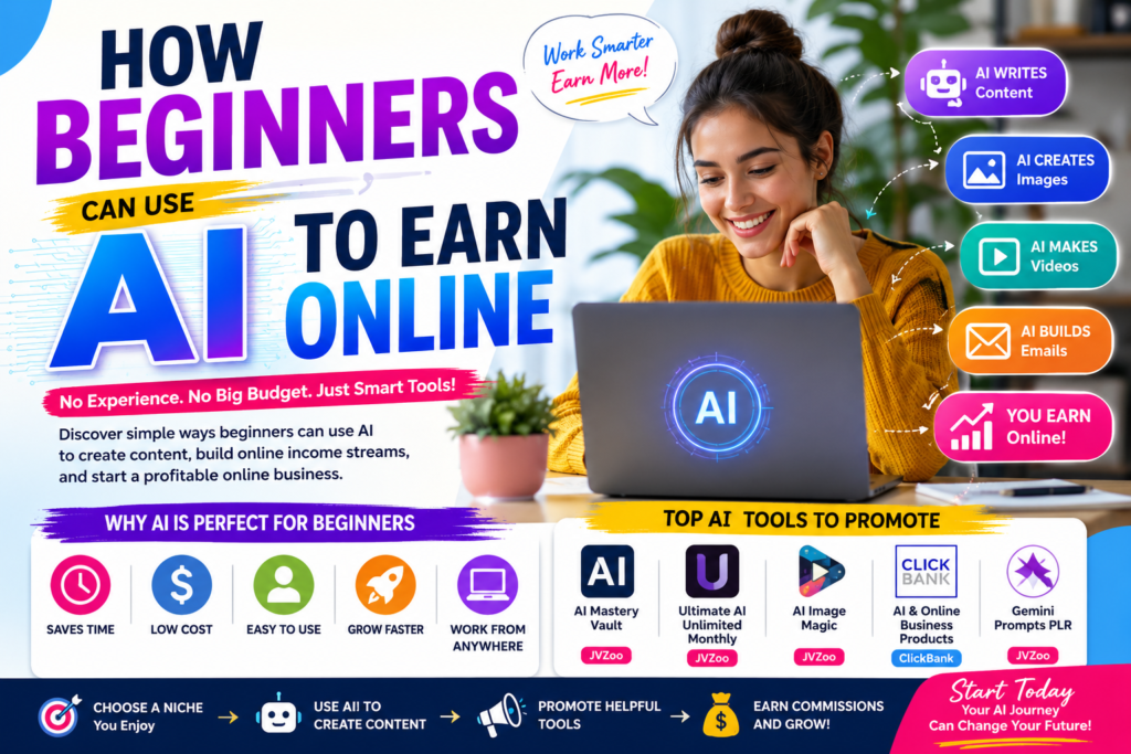 How Beginners Can Use AI to Earn Online