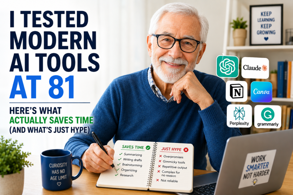 I Tested Modern AI Tools at 81