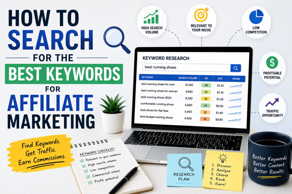 How to Search for the Best Keywords for Affiliate Marketing